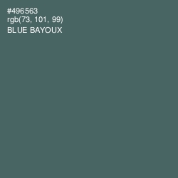 #496563 - Blue Bayoux Color Image